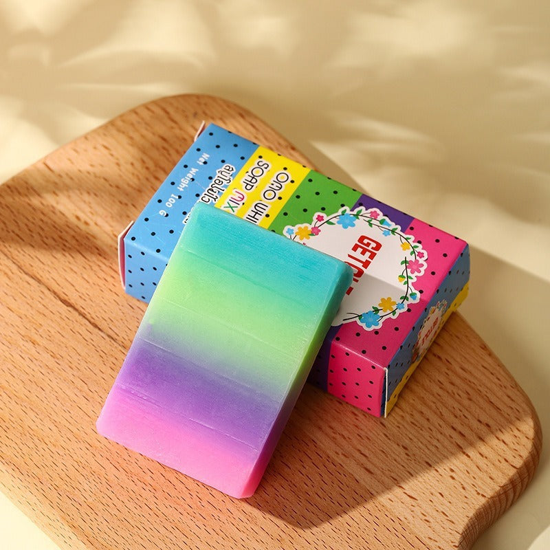 Rainbow Essential Oil Handmade Soap