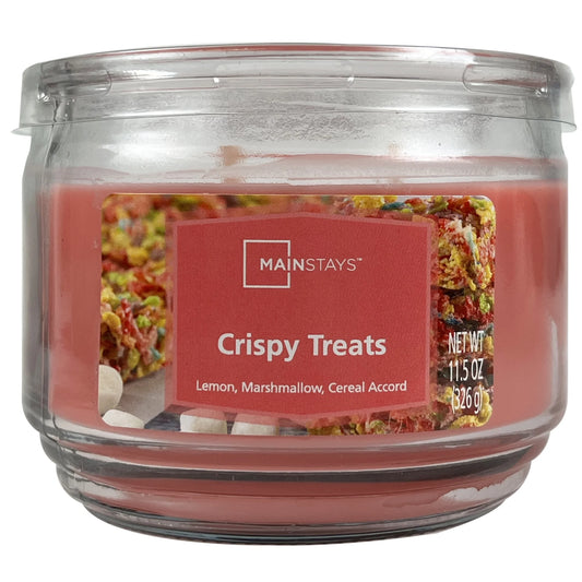 Crispy Treats Scented 3-Wick Glass Jar Candle, 11.5 Oz.