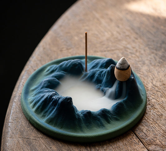 Ceramic Incense Stick Backflow Burner
