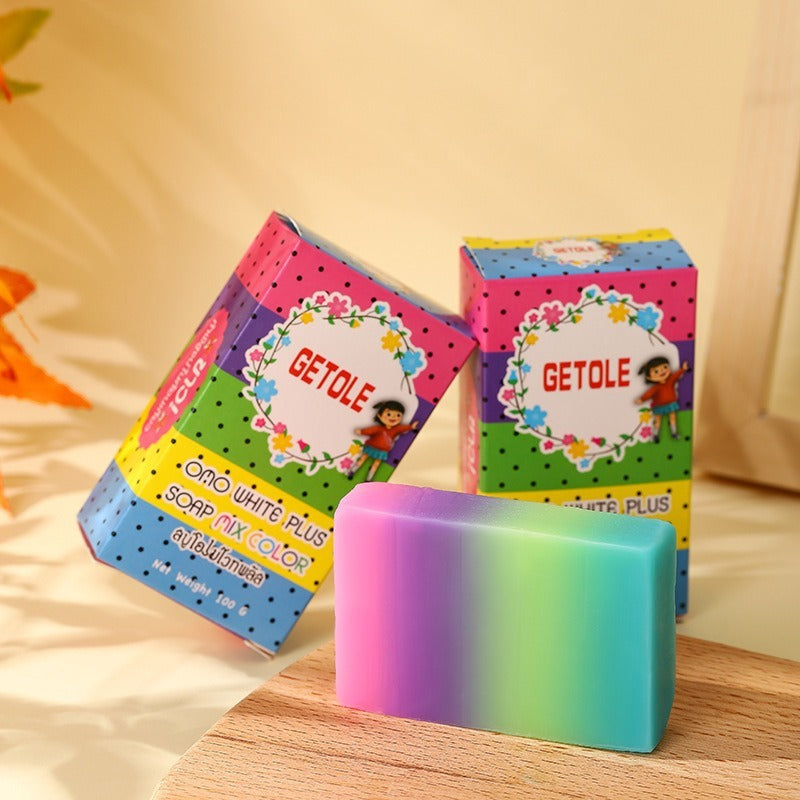 Rainbow Essential Oil Handmade Soap
