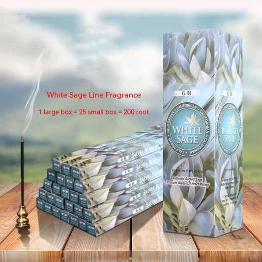 White Salvia Sage Aromatherapy Incense