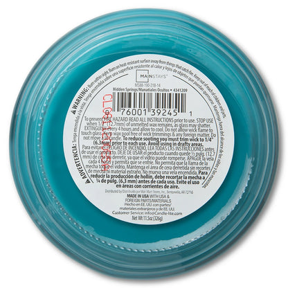 Hidden Springs Scented 3-Wick Glass Jar Candle, 11.5 Oz