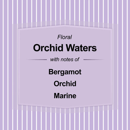 3-Wick Textured Wrapped Candle – Orchid Waters (14 oz)