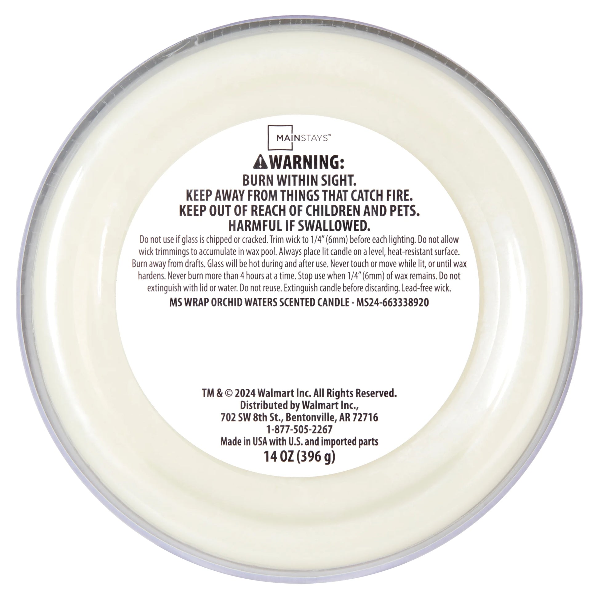 3-Wick Textured Wrapped Candle – Orchid Waters (14 oz)